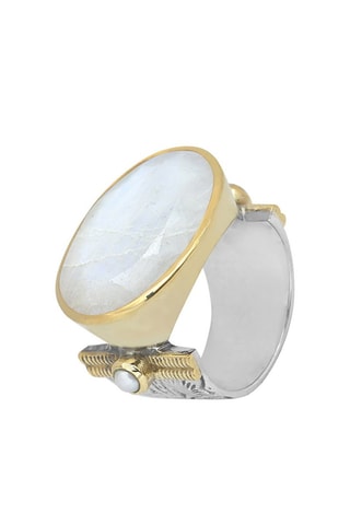 Bague Argent et pierre de lune