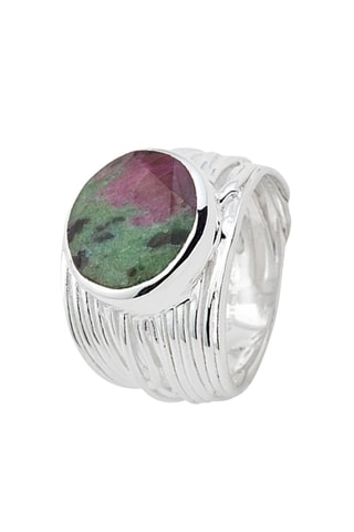 Bague - Argent et rubis zoïste