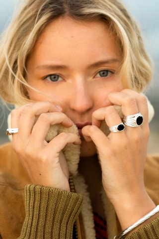 Bague - Argent et rubis zoïste