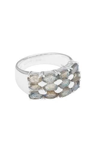 Bague - Argent et labradorites