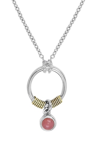 Collier - Argent et opale