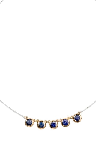 Collier - Argent et lapis-lazuli