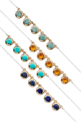 Collier - Argent et lapis-lazuli