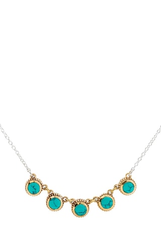 Collier - Argent et turquoise