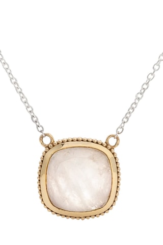 Collier - Argent et pierre de lune
