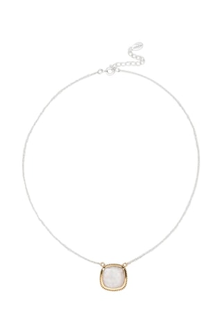 Collier - Argent et pierre de lune