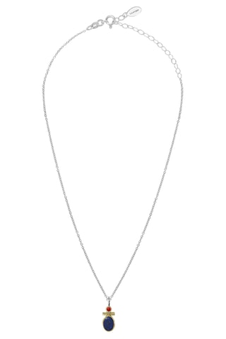 Collier - Argent et lapis-lazuli