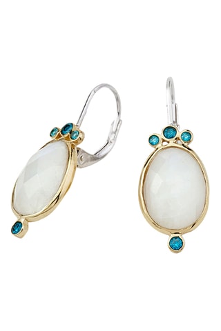 Boucles d’oreilles - Argent, pierres de lune et onyx