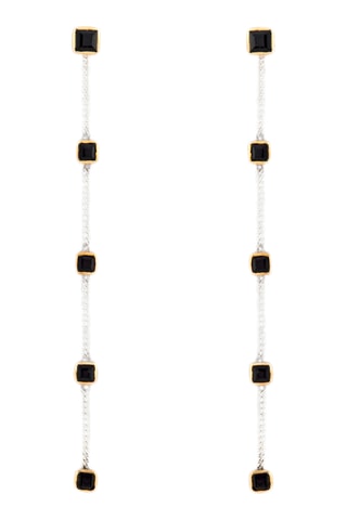 Boucles d’oreilles - Argent et onyx