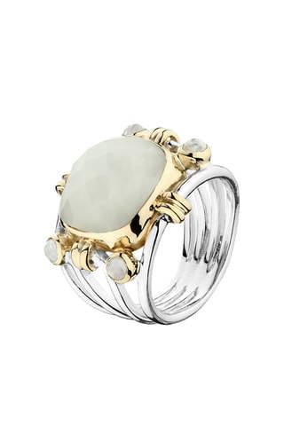 Bague - Argent et pierres de lune