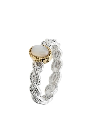 Bague - Argent et nacre