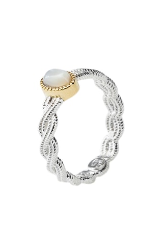 Bague - Argent et nacre