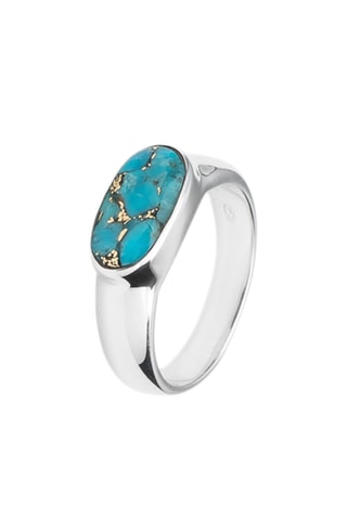 Bague - Argent et turquoise