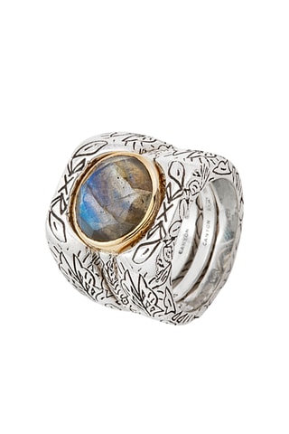 3 bagues - Argent et labradorite