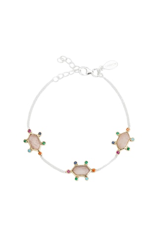 Bracelet - Argent et quartz