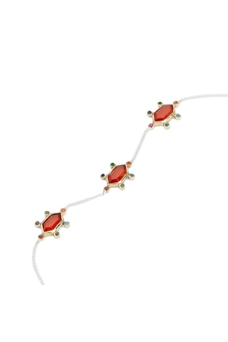 Bracelet - Argent et cornalines