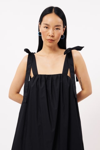 Robe longue Cylia - Noir