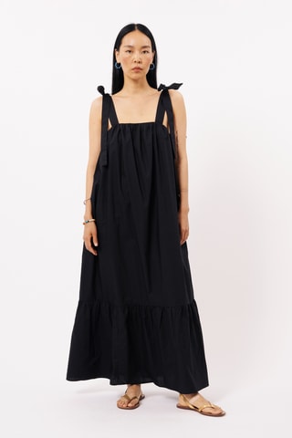 Robe longue Cylia - Noir