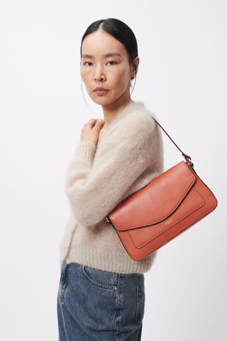 Leren Handtas Fenely - Oranje