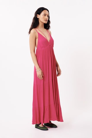 Abito lungo Urban Things - Fucsia