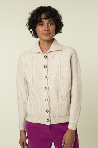 Velours Broek Hoge Taille Yiwen - Paars