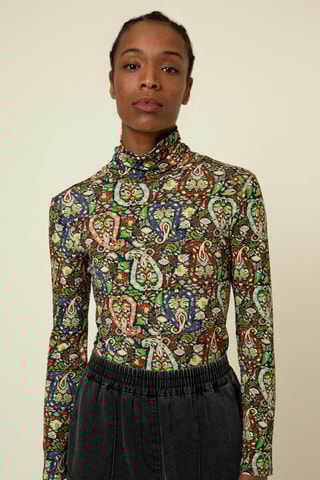 Top Crocusa - Groen en Marineblauw