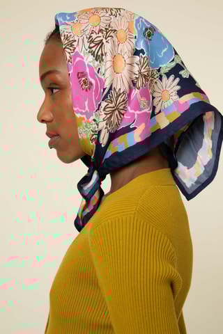 Sjaal Oceana - Marineblauw