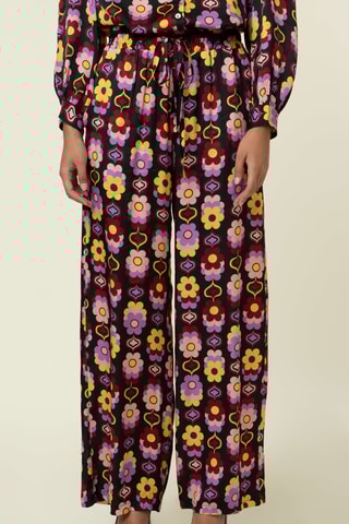 Rechte Broek Hoge Taille Pacanier - Zwart