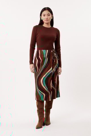 Wikkelrok Ella - Bruin