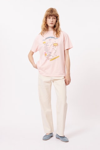 Biologisch Katoenen T-shirt Cyriane - Roze