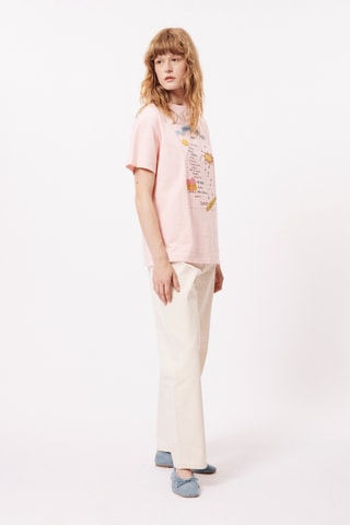 Biologisch Katoenen T-shirt Cyriane - Roze