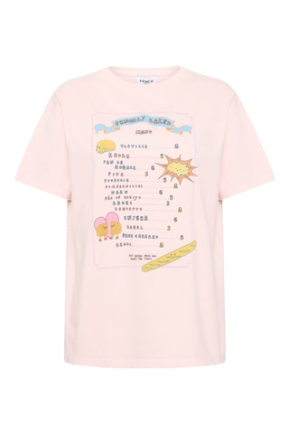 Biologisch Katoenen T-shirt Cyriane - Roze