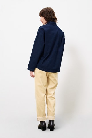 Spijkerblouse Caleen - Marineblauw