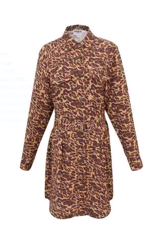 Abito a camicia Caron - Marrone e beige