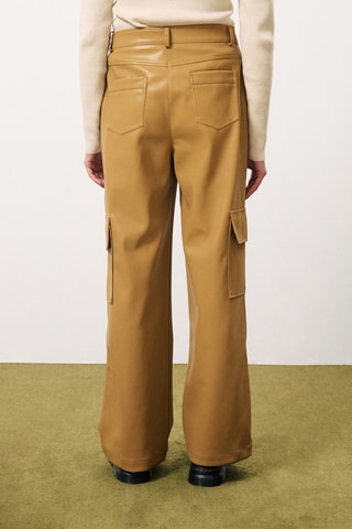 Rechte Broek Hoge Taille Cyra - Camel