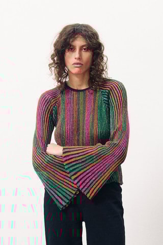 Top Ninog - Fuchsia en Groen