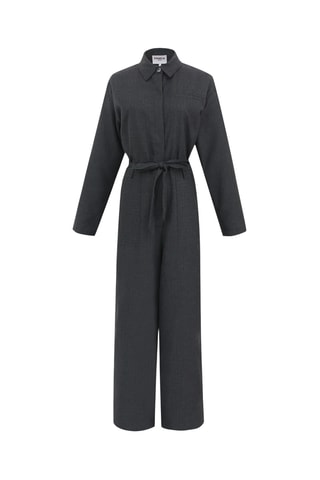 Jumpsuit Egle - Gemêleerd Donkergrijs