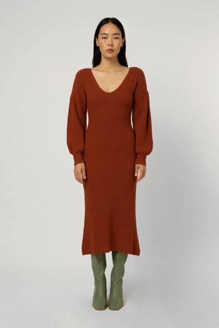 Trui-jurk Solange - Bruin