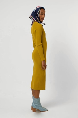 Trui-jurk Leanne - Olijfgroen