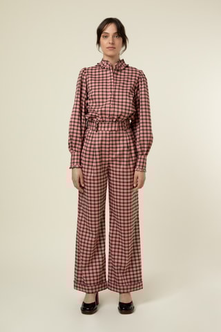 Broek Hoge Taille Palmier - Roze