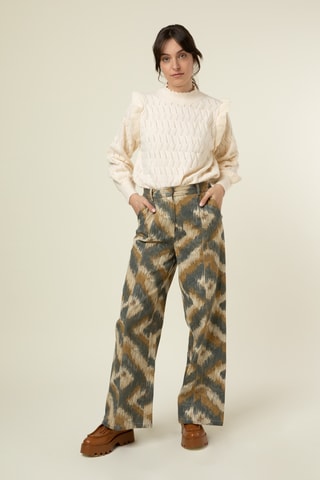 Broek Hoge Taille Mani - Bruin