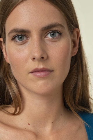 Top Raissa - Pauwblauw