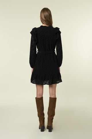 Kanten Skaterjurk Charleene - Zwart