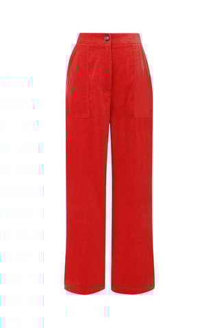 Rechte Broek Hoge Taille Pelly - Rood