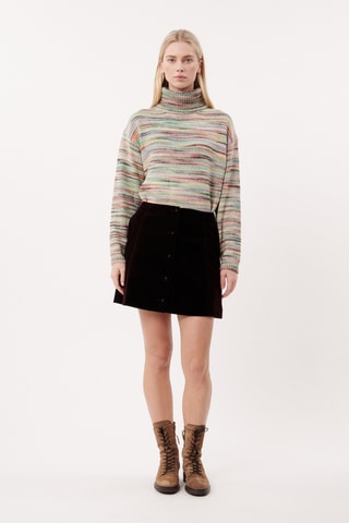 Rechte Rok Theodora - Zwart