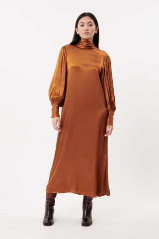 Lange Jurk Noor - Camel