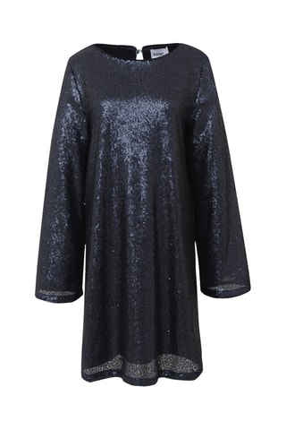 Trapeziumjurk Kelsey - Marineblauw