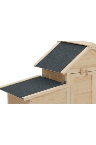 Gallinero Casita de madera con ponedero integrado - 2 gallinas