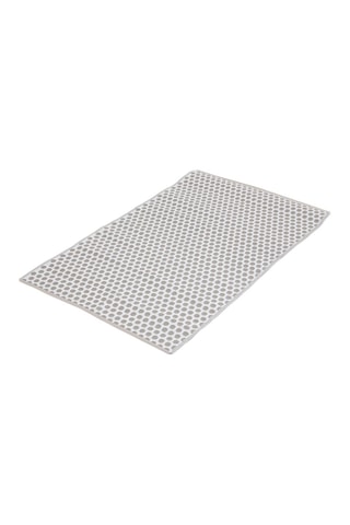 Alfombra de exterior Pois - Topo y blanco