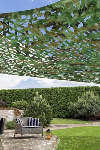 Malla de sombra rectangular - 9 m²